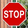 12" X 12"/30 X 30cm Stop Sign Octagon Outdoor Road Sign Traffic Warning Signs  Street Traffic