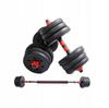 Set of 2 Adjustable Bitumen Dumbbells 20 Kg