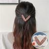Luxus Glänzende Kristall Haar Clip Für Frauen Koreanische V Form Schnalle Haarnadeln Mädchen Haar Zubehör Kopfbedeckungen Mode Ornamente Geschenk