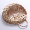 Handmade Wicker Flower Pot Wall Mount Rattan Basket Hanging Planter Basket Home Garden Decor Woven Rattan Vase Baskets