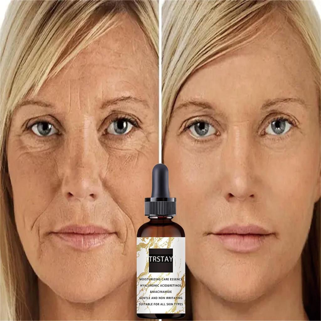 Anti Aging Serum Firm Lift Fade Fine Lines Removal Wrinkle Moisturizing Face Essence Brighten Repair Smooth Skin Care
