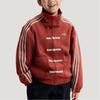 Adidas Originály FW25 Pletená bunda Nový čínský styl Pruhovaná se zipem Dlouhý rukáv Dětská bunda IA8896