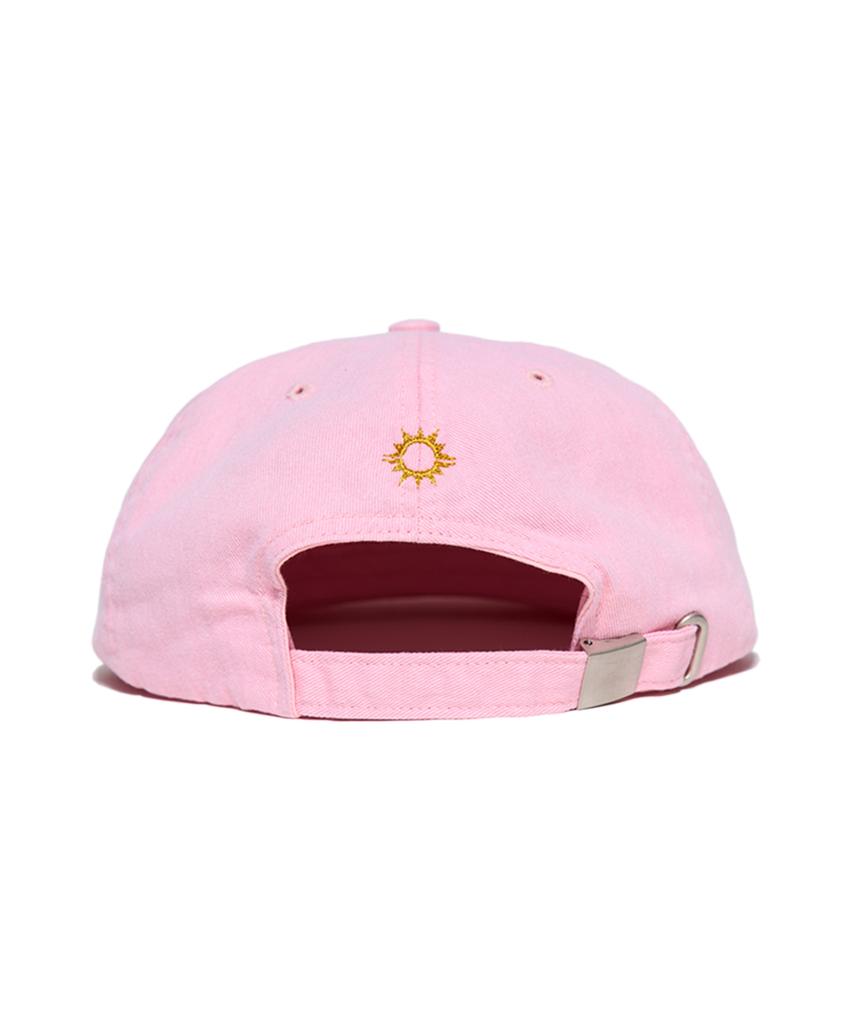 HELLO SUNRISE Hs Palm Tree Wappen 6Panel Cap_Coral Pink