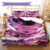 Frieza Pattern Bedding,Quilt Set Quilt Cover Pillowcase Home Birthday Gift (1 * Duvet Cover + 2 * Pillowcase, Without Core)