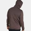 Under Armour Solid Color Casual Hooded Long Sleeve Sweatshirt Men sweatshirt Brown 1379668-057