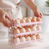 Space Saving Refrigerator Egg Storage Box Large Capacity Egg Storage Tray Egg Storage Box  Kitchen