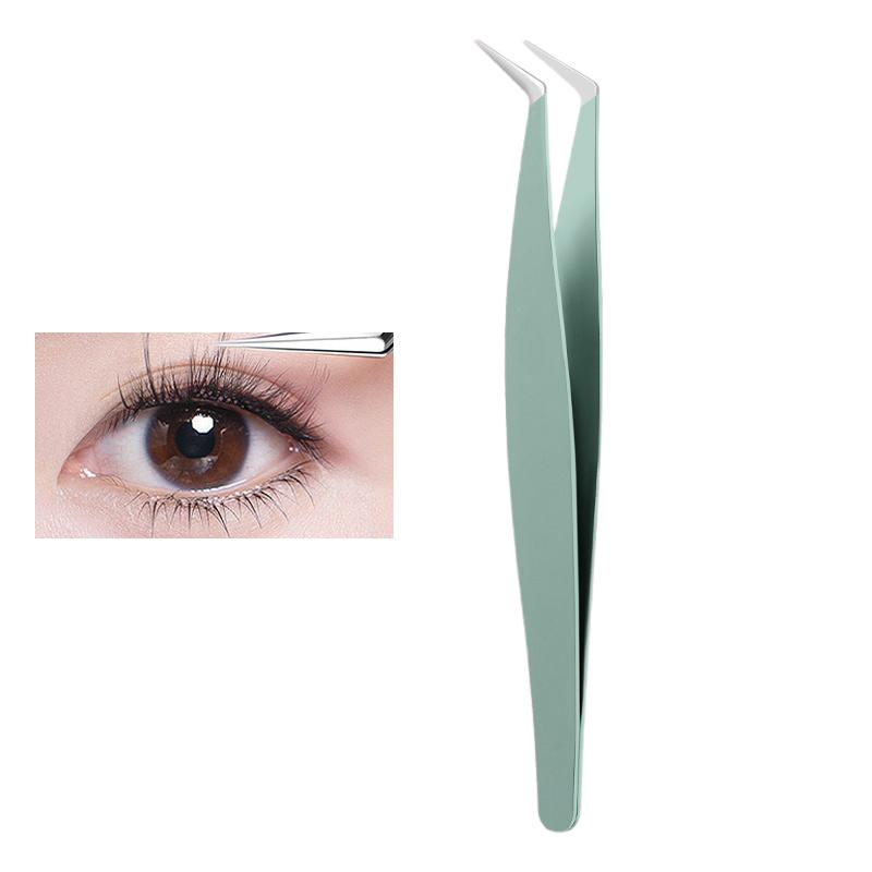 

Пинцеты для наращивания ресниц из нержавеющей стали Пинцеты для 3D-наращивания ресниц Инструмент для наращивания ресниц Инструмент для макияжа зелёный