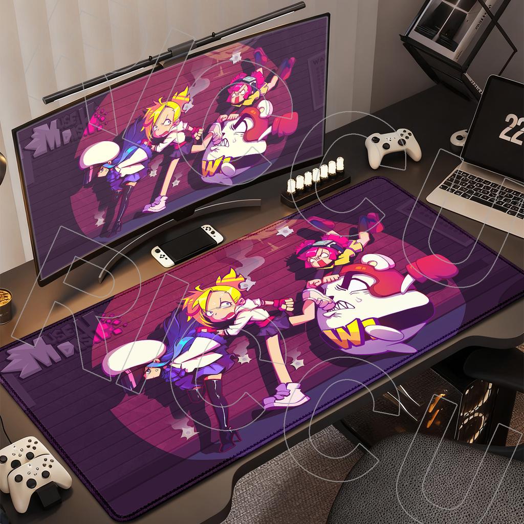 XXL HD-Druck Muse Dash Anime-Mädchen Mauspads Teppich Natürlicher Gummi Gaming 900x400mm Mauspads PC-Zubehör Schutz Schreibtischmatte