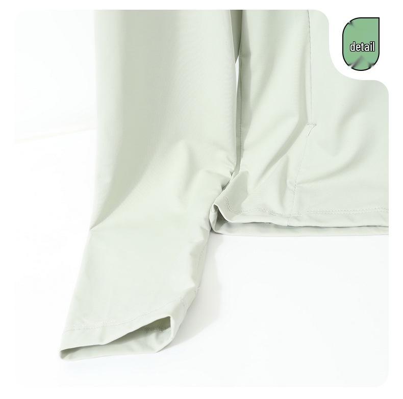 Unisex Ice Silk Sun Protection Jacket with Detachable Hood, UPF50+