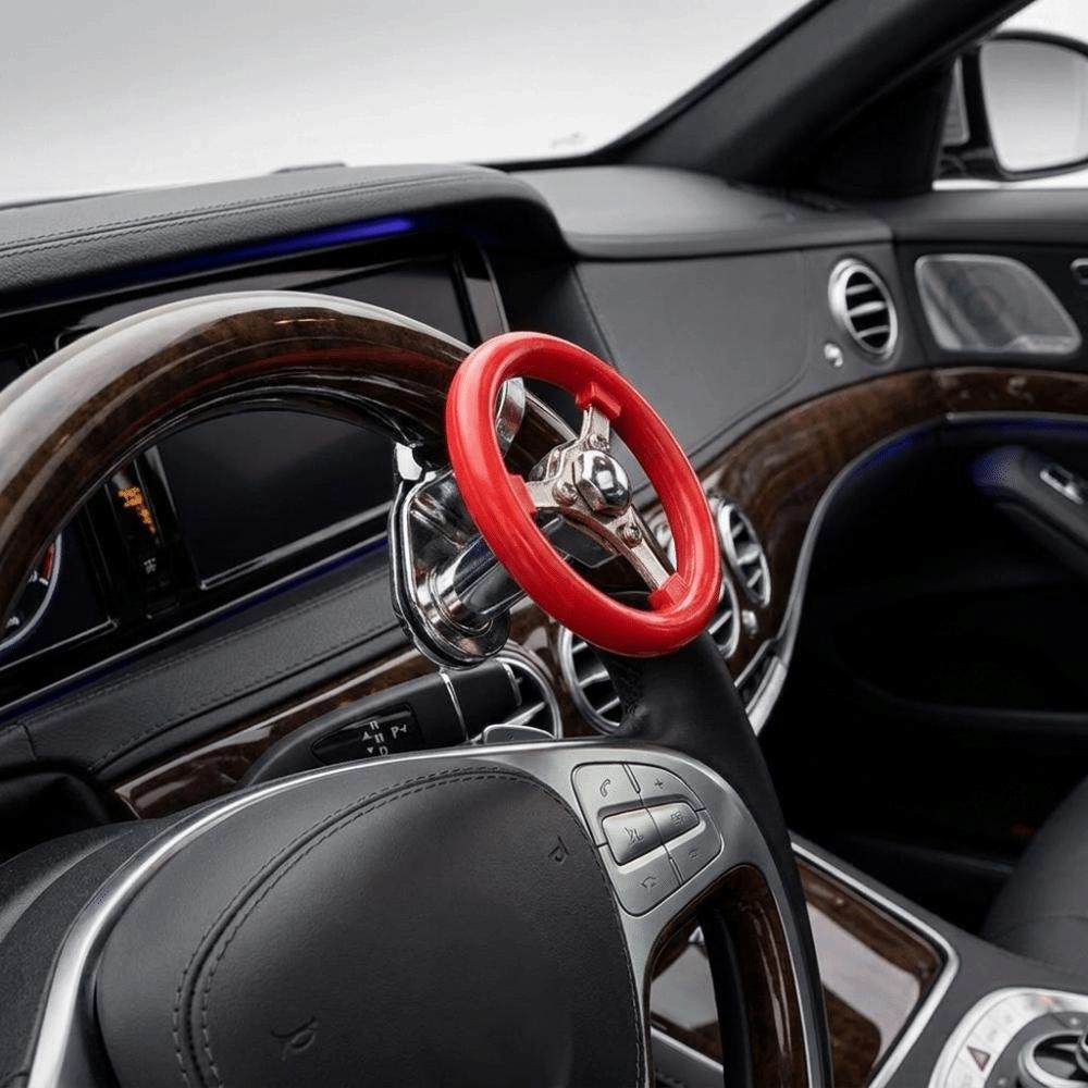 Stainless Steel One Hand Driving Knob Wear Resistant Steering Wheel Spinner Grip  Driving Operation