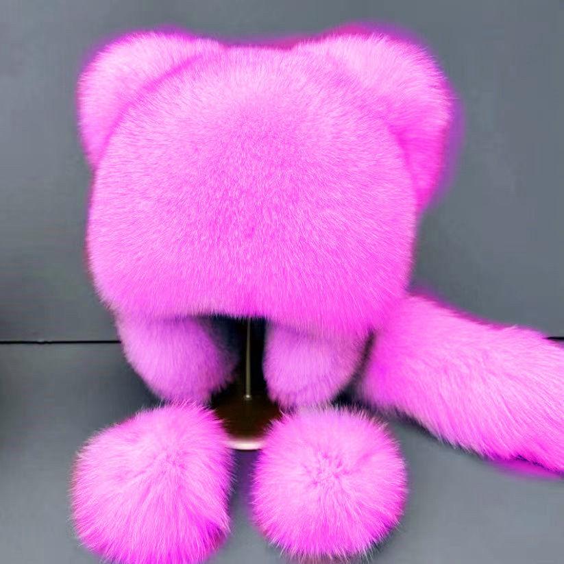 Protetores de Orelha de Guaxinim Chapéus de Pelúcia de Pele de Guaxinim Chapéus de Outono e Inverno para Homens e Mulheres