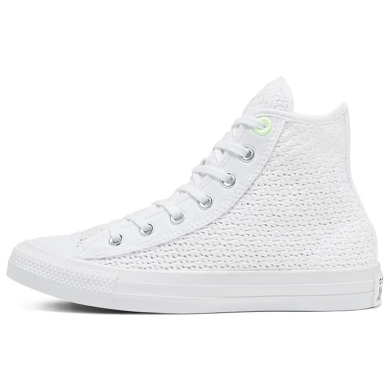

Converse Chuck Taylor All Star Летний Отдых Удобные Повседневные Нескользящие Износостойкие Высокие парусиновые кеды Женские Белые 36.5