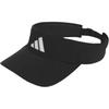 Men's Adidas Elastane Recycled Polyester Visor Cap Unisex Black