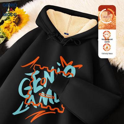 GENIOLAMODE Men's Heavyweight Fleece Lined Hoodie