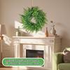 Artificial Fern Wreath for Front Door Indoor Outdoor Decorative Faux Greenery Wreath for Home Office Wall Hanging Decor 18 Inch Diameter