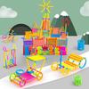 138-Piece Smart Stick Building Blocks for Children's Educational Desktop Insertion – Plastic Handmade Toys
