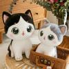 Stuffed Animal Cat Stuffed Doll Pillow Cushion Cute Kitten Doll Cat Plush Toys  Sleeping Doll