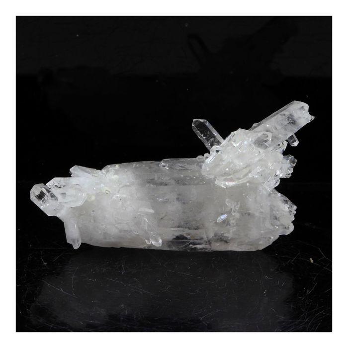 Pierres et Minéraux. Quartz biterminé. 36.0 ct. Puits Brides, La Gardette Mine, Bourg d'Oisans, France.