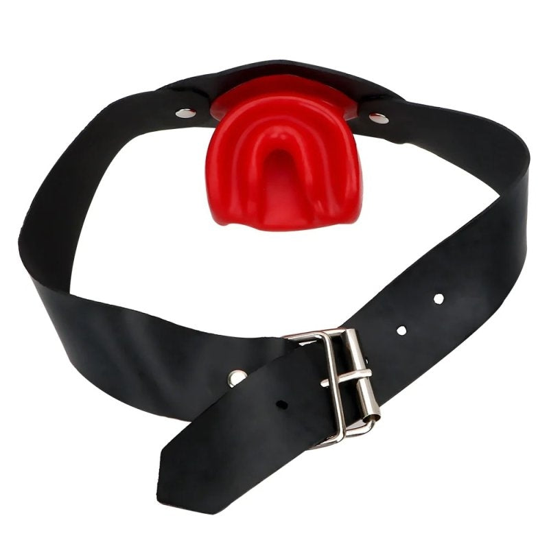 Bâillon No More Noir-Rouge - KINKgear - Baillons BDSM