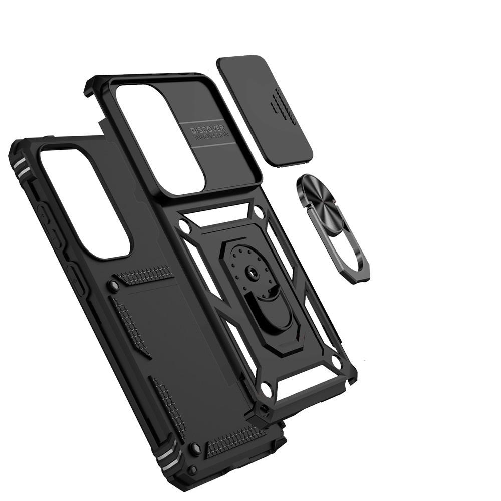 Armored Case for Samsung Galaxy S26 Ultra, CamShield Slide, Black