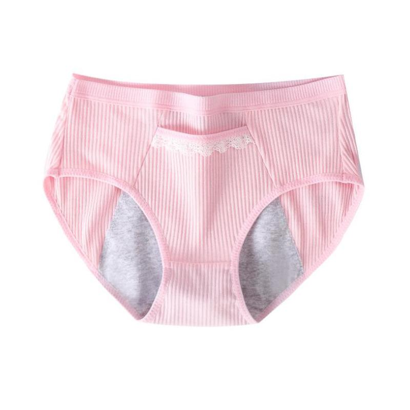 Women's Panties Japanese  Cotton Large Size Cotton Trunks Menstrual Anti-leakage Menstrual Panties Physiological Pants
