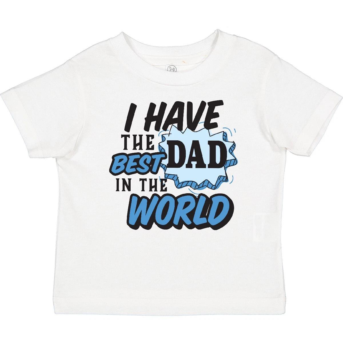 

Inktastic I Have The Best Dad In The World Baby T-Shirt Fathers Kids Father Tees 100
