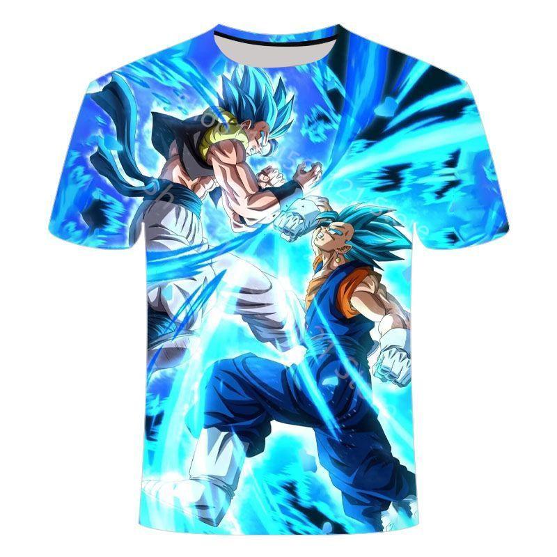 2026 Stylish Summer Dragon Ball Super Men's Tee Casual Anime Kids
