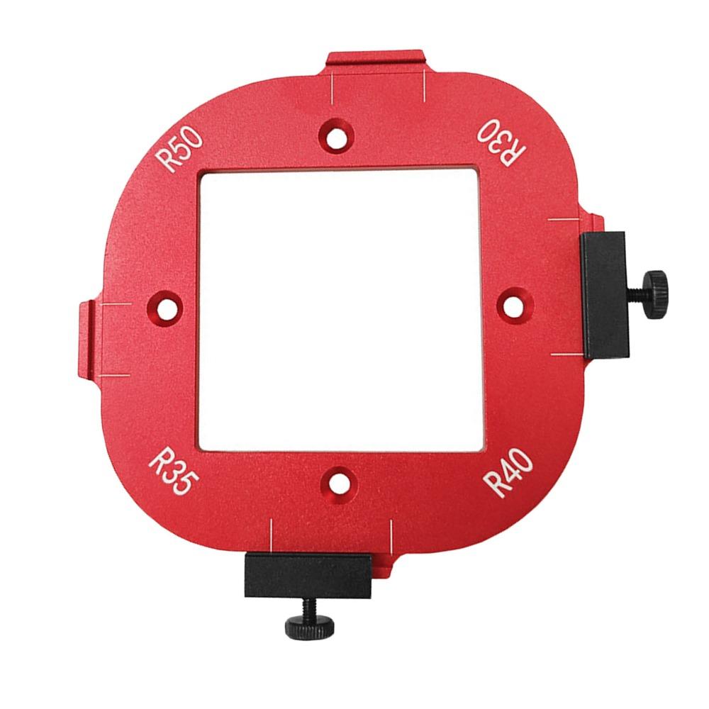 Accurate Measure Router Template Clear Scale Positioning Jig Corner Radius Template  DIY
