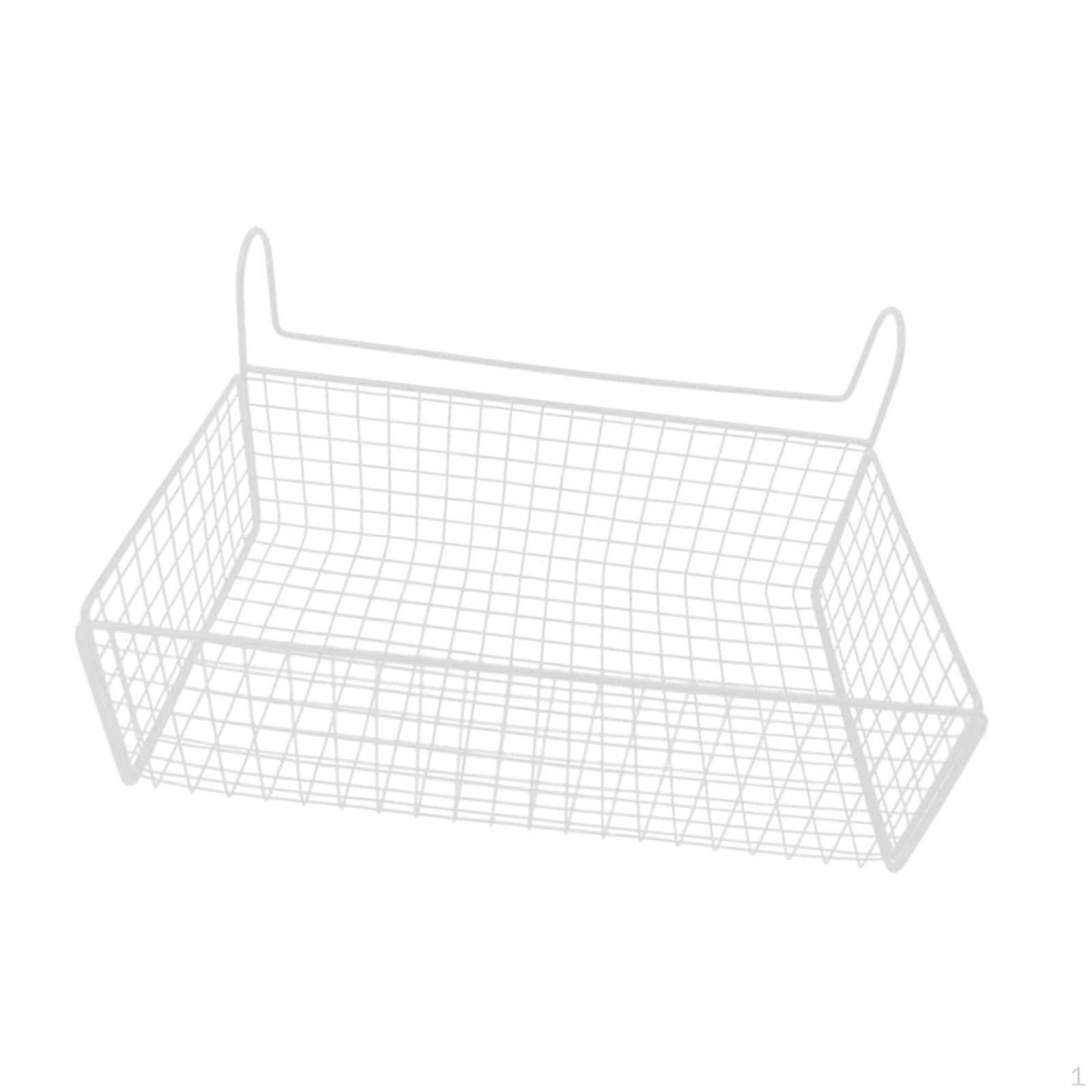 

Прикроватная подвесная корзина для хранения, прикроватная полка, железная стойка-органайзер для кубической стены, общежития, квартиры White without Hooks