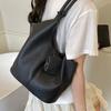 Fashion Texture Large Capacity Tote Bag Women's 2025 New Simple Casual Underarm Tote Bag High-end Shoulder Bag