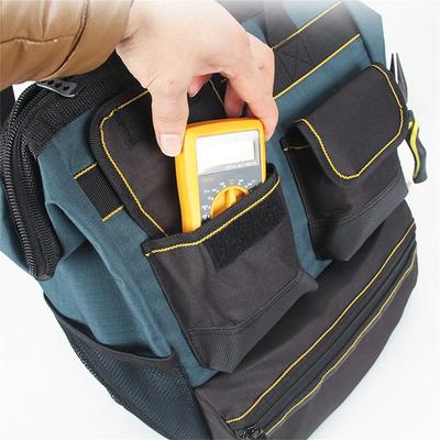 Shoulder Tool Backpack Canvas Electrician Tool Bag Large Capacity Multifunctional Durable Repair Backpack Packaging Tool Bag