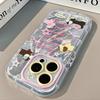 Star Dachshund Puppy for IPhone16 Promax Mobile Phone Case for Apple 15 Feather Yarn Cream All-inclusive 11 Ultra-thin