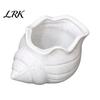 3D Printed Flowerpot Conch Flower Pot, Moisture-Resistant Mini Planter with Wavy Edge And Small Pot Drain Hole Design, Ocean Style for Pothos