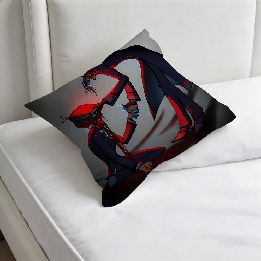 VVOX TTrust US HHazbin Fashion Square Pillow Case Durable Throw Pillow Cover for Sofa Couch Chair