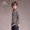 YEEHOO Children's Casual Wool-Blend Mock Neck Knit Sweater