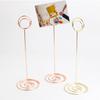 20pcs Table Number Holder Round Table Stand Wedding Card Stand Paper Favor Clip
