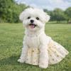 Breathable Puppy Princess Dress Star Mesh Pet Strap Puff Skirt Dog Summer Clothes  Spring Summer