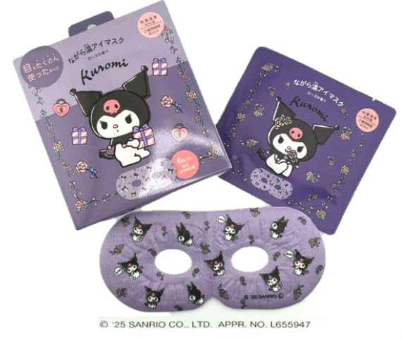 Honyarado Kuromi Eye Mask RLK38908 (6-pack)