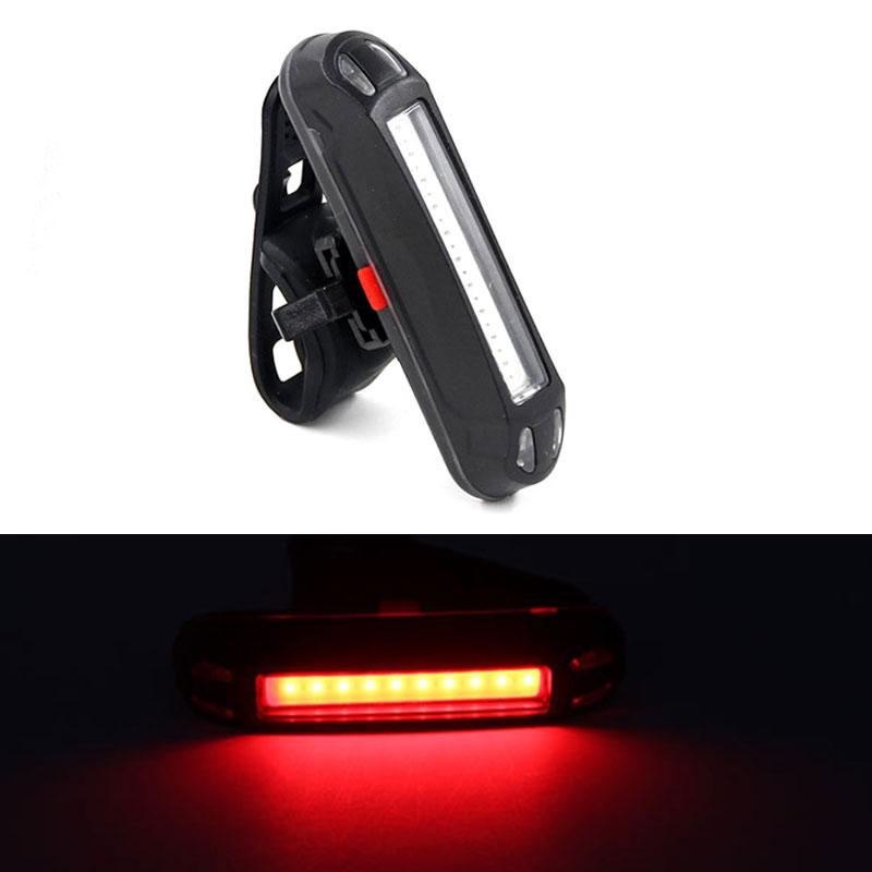 USB Rechargeable LED Bicycle Light Bike Back Tail Rear Light MTB Safety Warning Cycling Lanterna Bicycle Accessories Bike Lamp 7