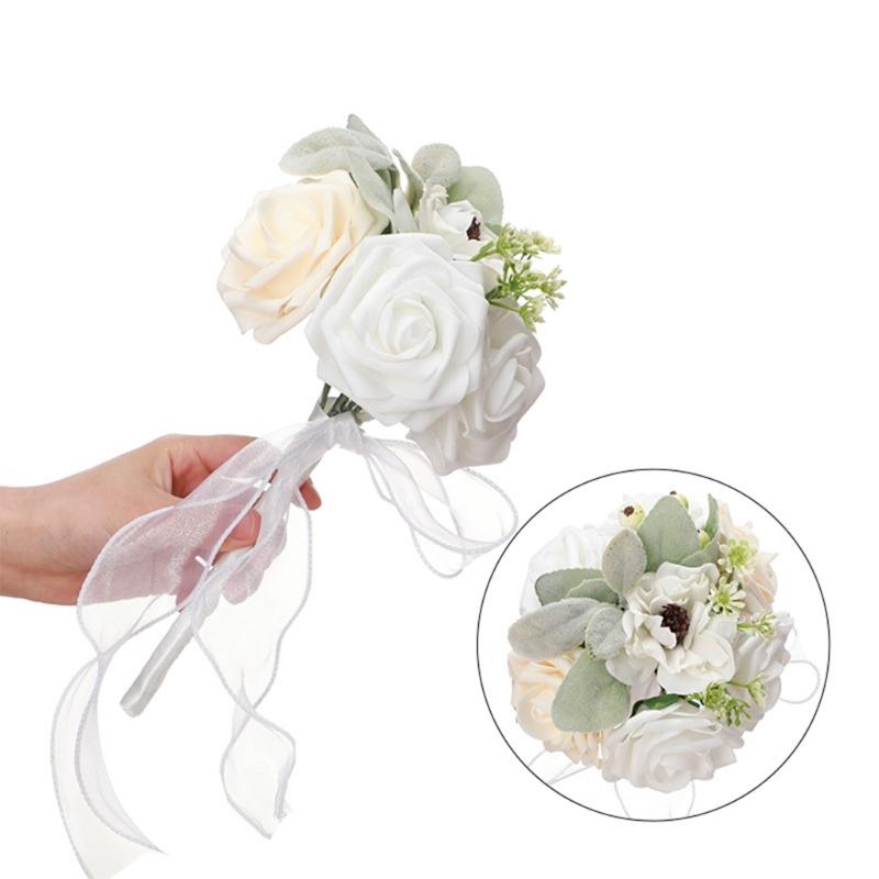 

Wedding Artificial Flower Bouquet Simulation Flower Ornaments Decoration for Wedding Flower Arrangement Decoration Gift