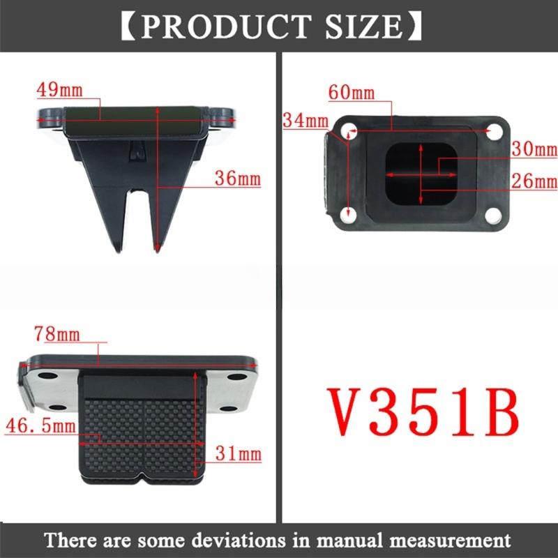 OEM Standardní lamelové ventily V351B Pro 50cc 65cc Motocykly Přímá náhrada Pro Zlepšenou Účinnost Motoru