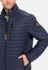 Winter Jacket Camel Active Quilted Jacket with Zip and Pockets Navy