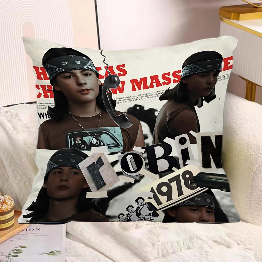 Actor Pillow Covers Cartoon Sofa Decorative Home Doublesided Printing Short Plush Cute Cushion MMiguel MMora Cover