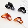 Plastic  Hair Claw Clip for Girls and Women Heart Shape Medium Size Hair Crabs Hair Accessories