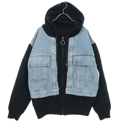 Schönheitsprodukte Piacere Langarm Denim Strickjacke im Wechsel Damen Gebraucht
