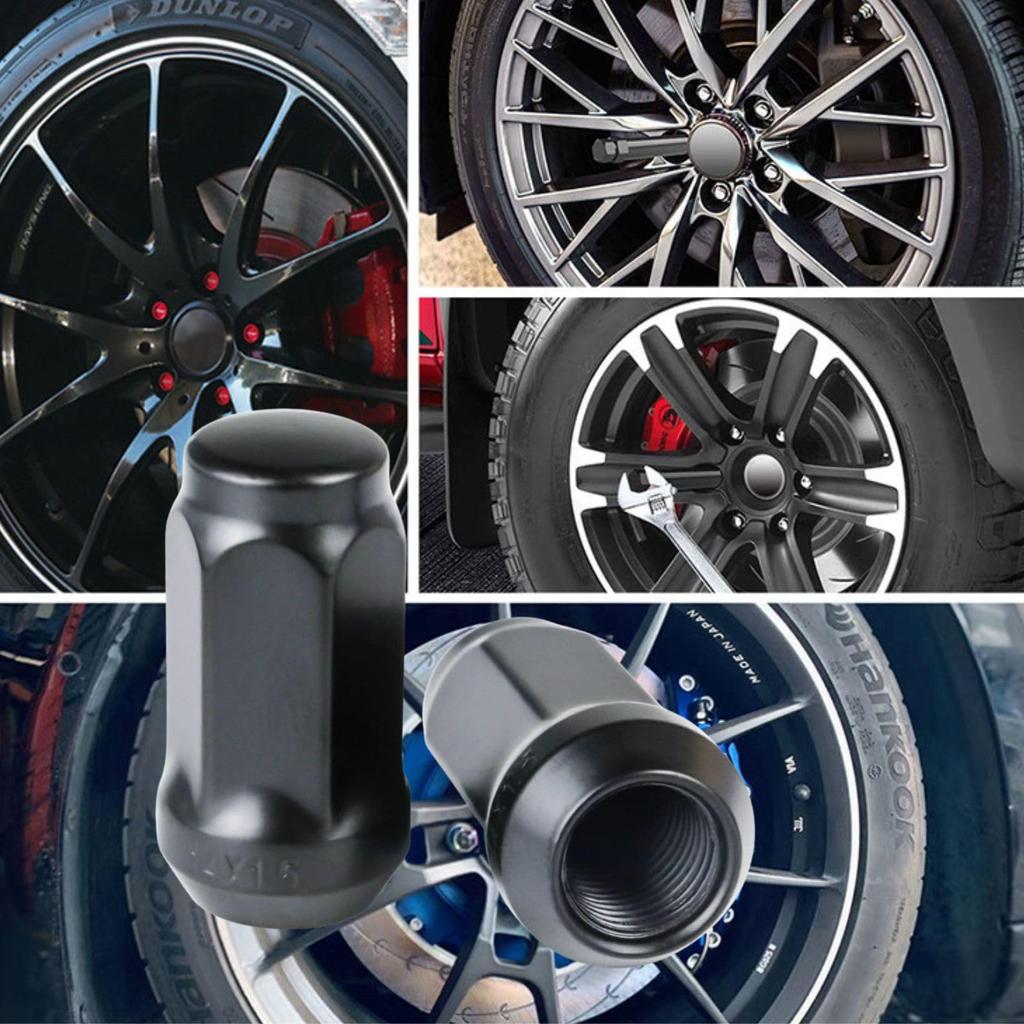 HOTQ Granvia Sequoia Wheel 19HEX Long M14 Set of 20 Nuts, Nuts, P1.5,