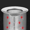 1/3/5pcs-Stainless steel floor drain net, sewer filter net, toilet, hair drain outlet, filtering and anti blocking device