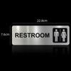 Brushed Aluminum Surveillance Sign Metal Safety Plate Anti-rust Stainless Steel Nameplate Durable Warning Label Outdoor
