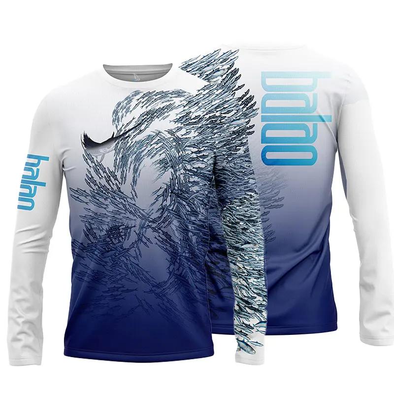 Men's T-shirt Long Sleeve Print T-shirt Loose Fashion Casual Print Tees Top Men's Clothing Oversized Outdoor Pullover
