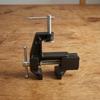 Compact Mini Bench Vise Cast Iron Tabletop Rotatable Small Work Clamp